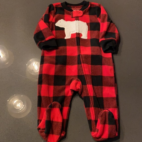 Carter’s Fleece Pajama Bundle (Button and Zippers) 3 Month - Picture 4 of 15